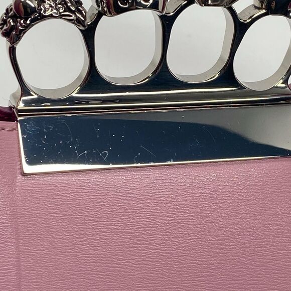 Alexander McQueen Skull Jeweled Mini Chain Hobo Bag - Picture 8 of 16